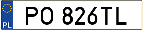 Truck License Plate